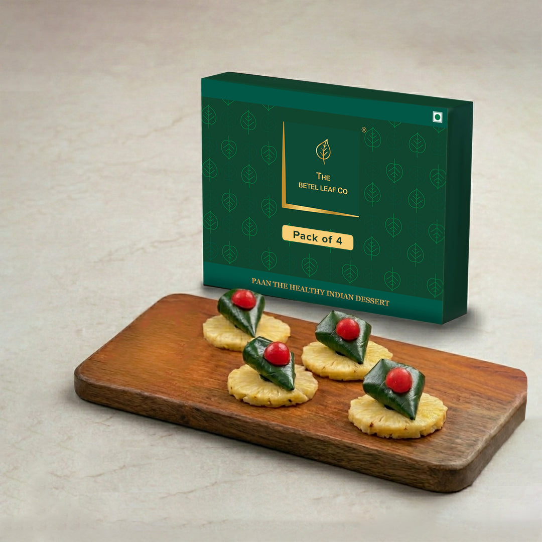 Cherry Pineapple Gulkand Meetha Paan (Pack of 4)