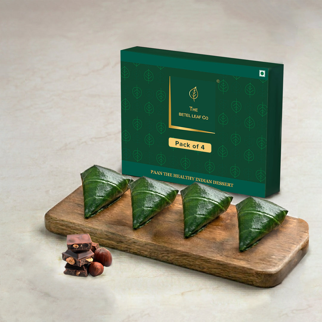 Choco Hazelnut Gulkand Meetha Paan (Pack of 4)