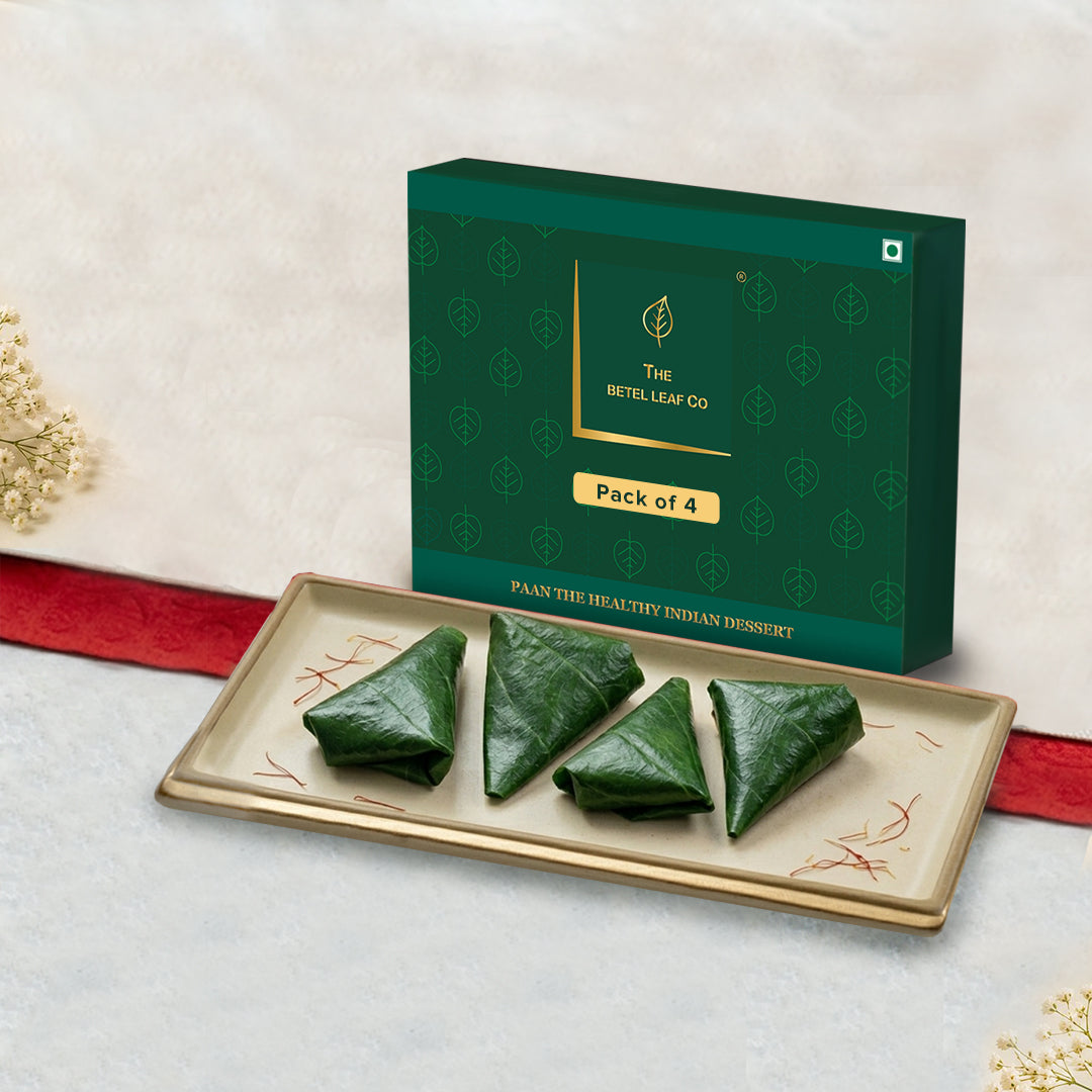 Natural Kesar Supari Saada Paan (Pack of 4)