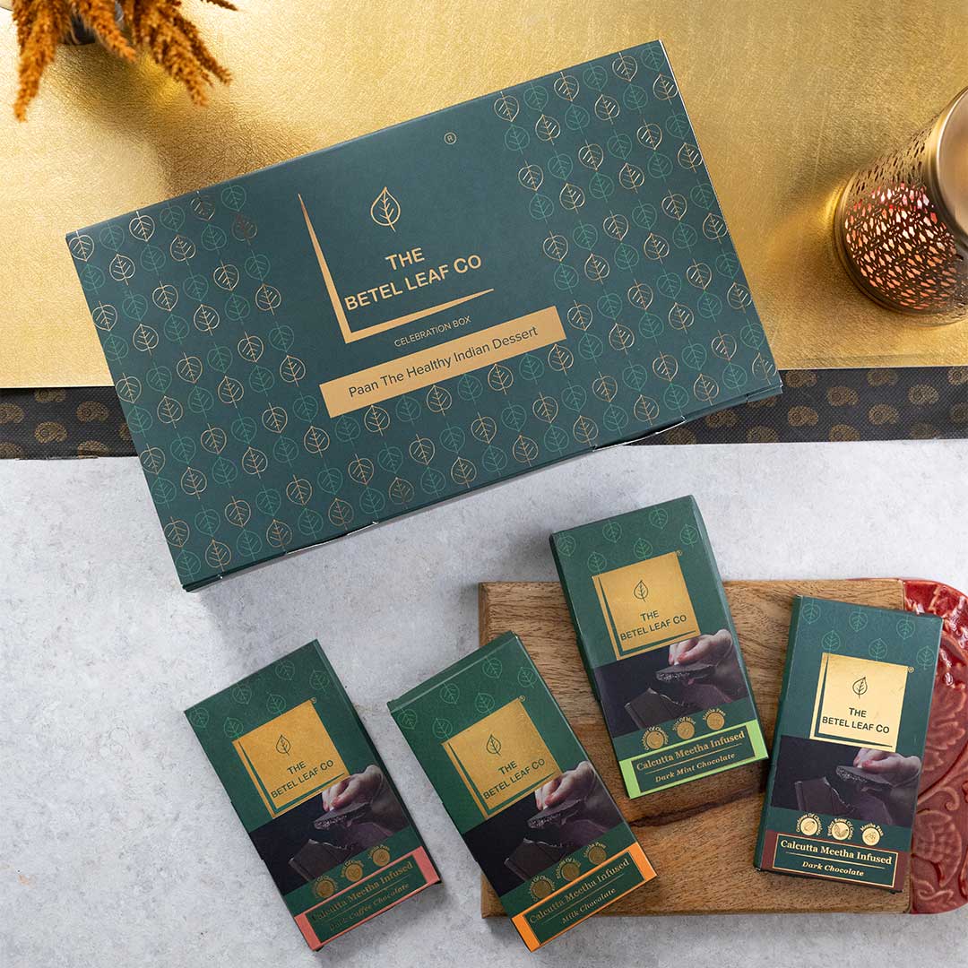 Celebration Hamper (12 Pcs Of Paan + 1 Chocolate Bar)