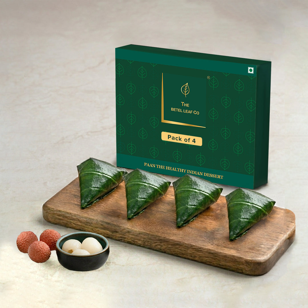 Exotic Lychee Gulkand Meetha Paan (Pack of 4)
