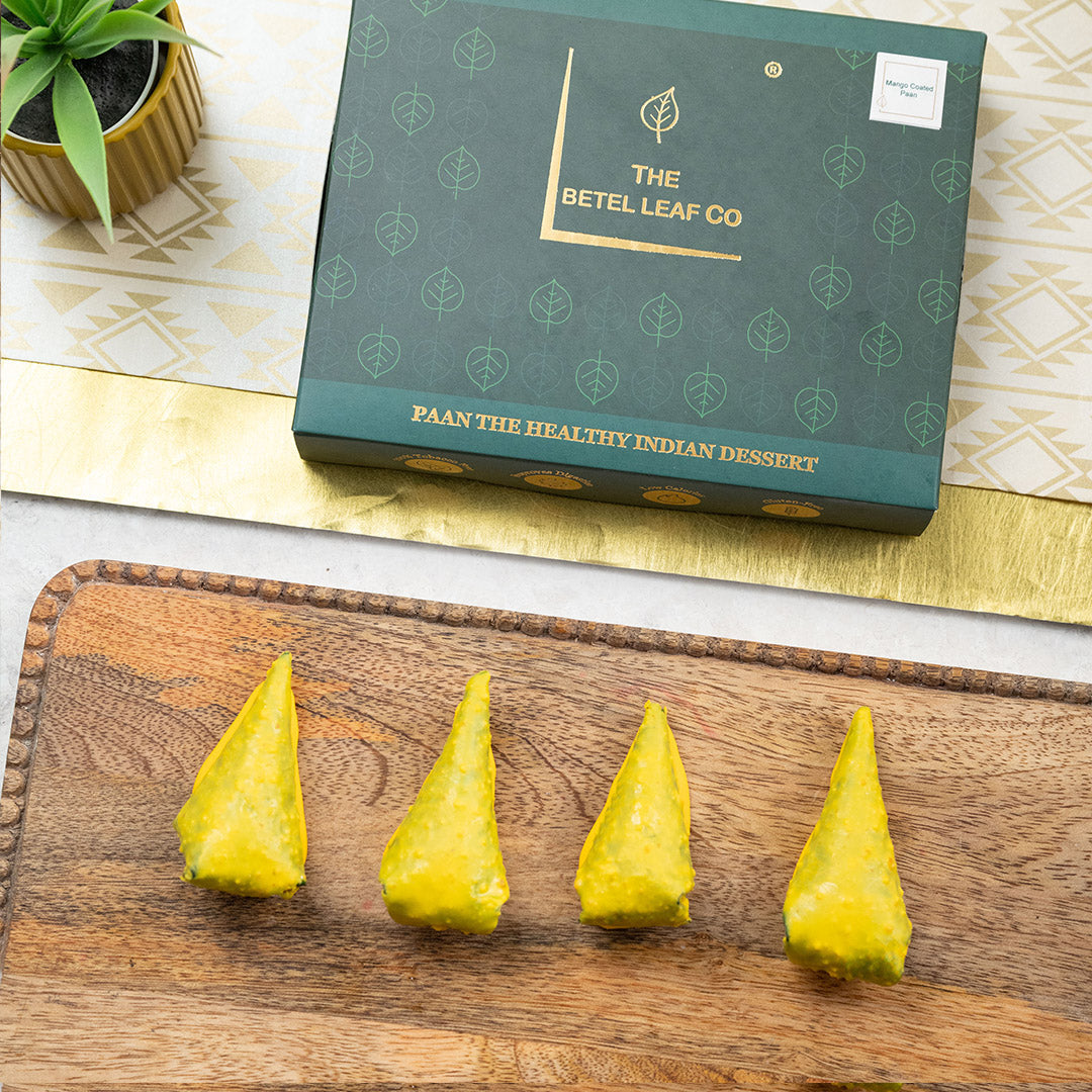 Mango Chocolate Coated Gulkand Paan (Pack of 4)