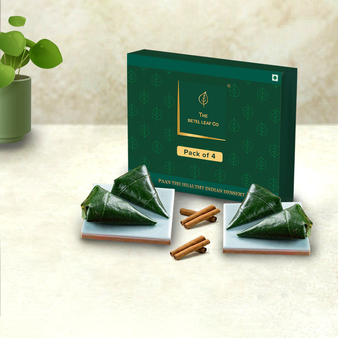 Natural Cinnamon Gulkand Meetha Paan (Pack of 4)