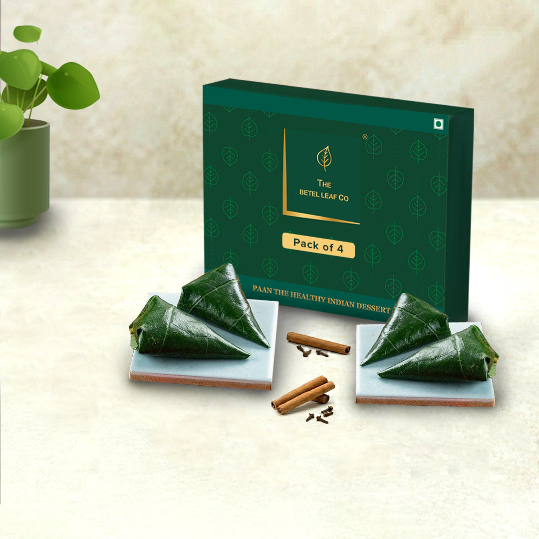 Natural Clove & Cinnamon Supari Saada Paan (Pack of 4)