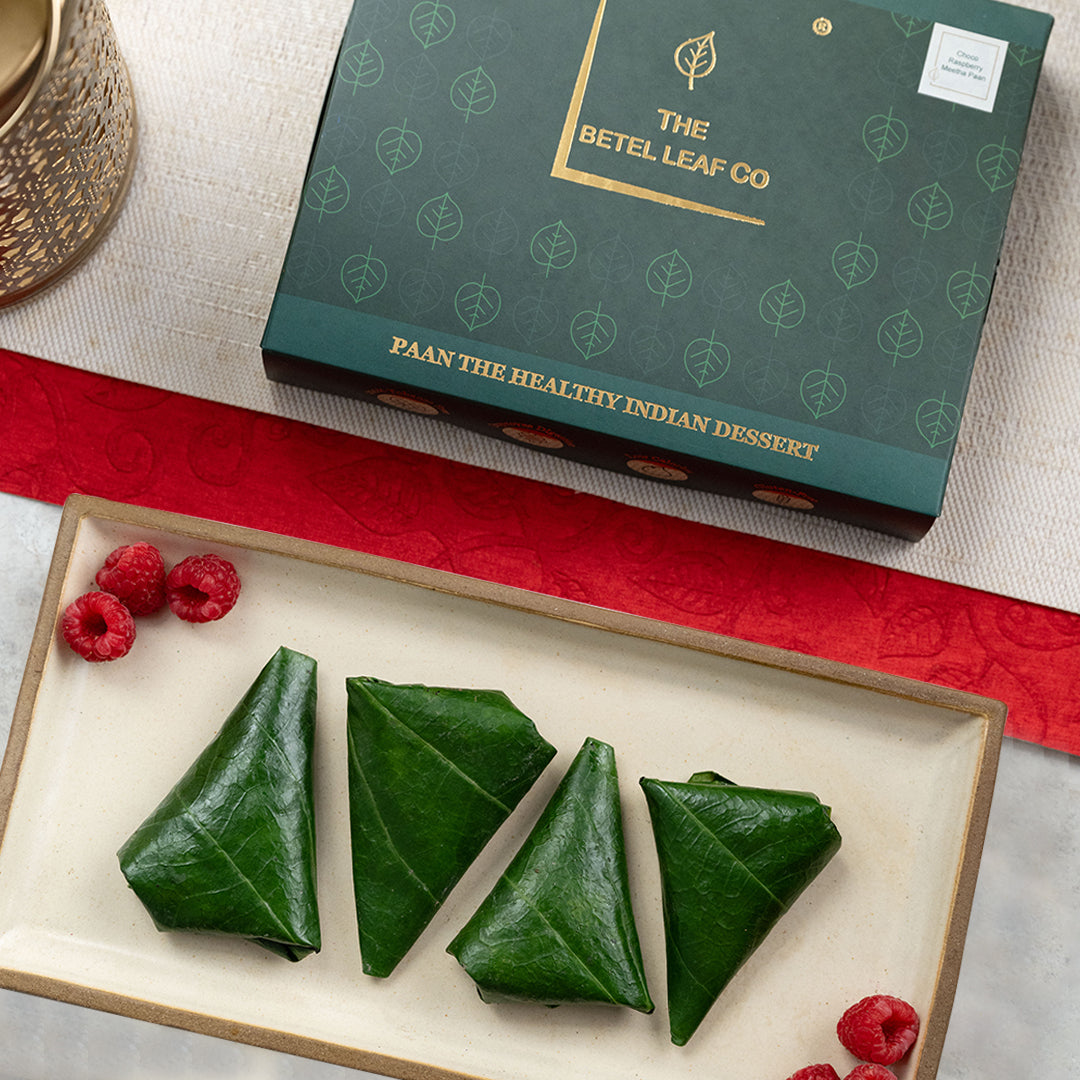 Raspberry Gulkand Meetha Paan (Pack of 4)