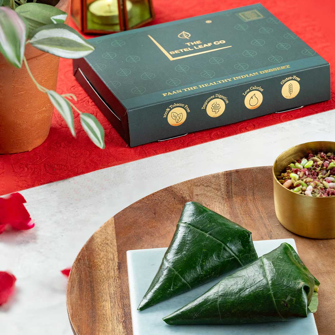 Rose Thandak Supari Saada Paan (Pack of 4)