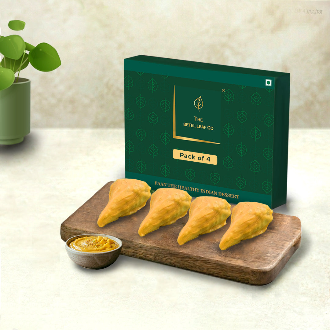 Mango Chocolate Coated Gulkand Paan (Pack of 4)