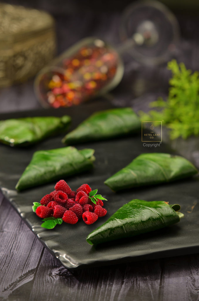 Raspberry flavour paan